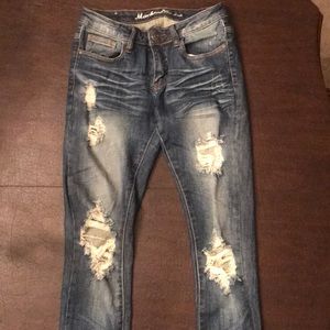 Jeans, size 27 distressed Machine Brand